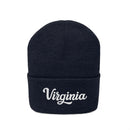 Virginia Beanie - Adult Hand Lettered Embroidered Virginia Knit Hat-10