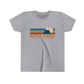 Estes Park Youth T-Shirt - Retro Mountain Colorado Kid's TShirt
