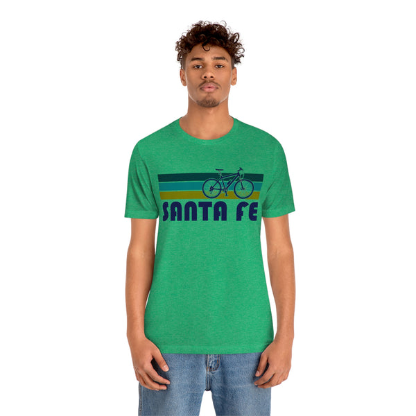 Santa Fe T-Shirt - Retro Mountain Bike Adult Unisex Santa Fe, New Mexico T Shirt