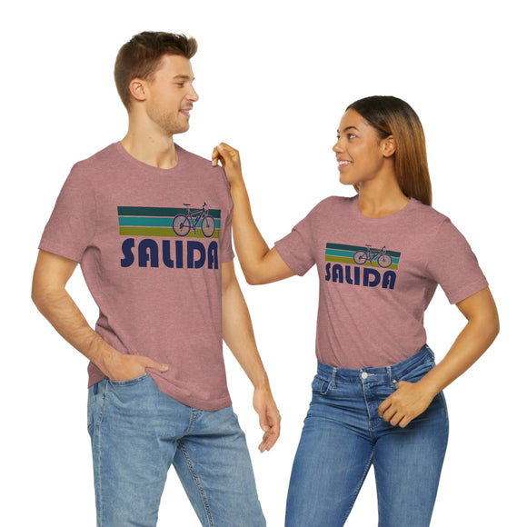 Salida T-Shirt - Retro Mountain Bike Adult Unisex Salida, Colorado T Shirt