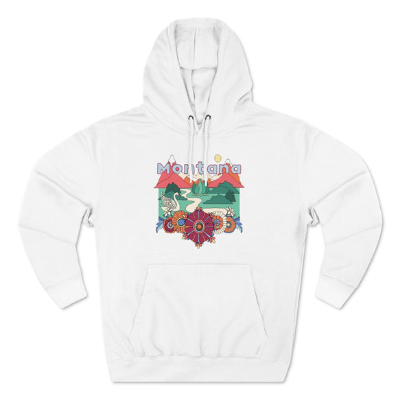 Premium Montana Hoodie - Boho Unisex Sweatshirt