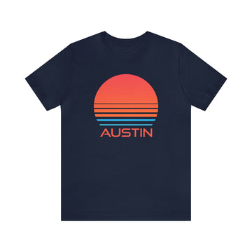 Austin, Texas T-Shirt - Retro 80s Unisex Austin Shirt