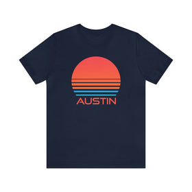 Austin, Texas T-Shirt - Retro 80s Unisex Austin Shirt