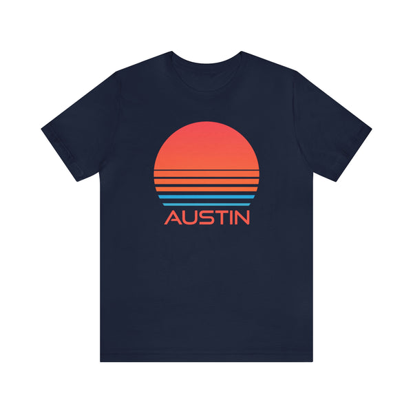 Austin, Texas T-Shirt - Retro 80s Unisex Austin Shirt
