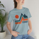 Vermont T-Shirt - Retro Mountain Unisex Vermont Shirt-33