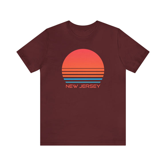 New Jersey T-Shirt - Retro 80s Unisex New Jersey Shirt