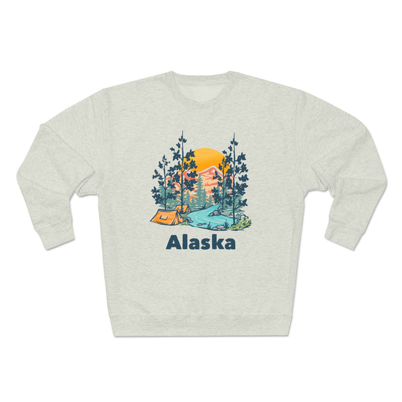Copy of Premium Alaska Sweatshirt - Unisex Premium Crewneck Alaska Sweatshirt