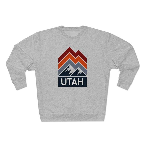 Premium Utah Sweatshirt - Retro Unisex Premium Crewneck Utah Sweatshirt