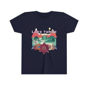 Lake Tahoe Youth T-Shirt - Boho California Kid's TShirt