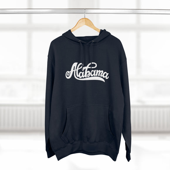 Premium Alabama Hoodie - Script Unisex Sweatshirt