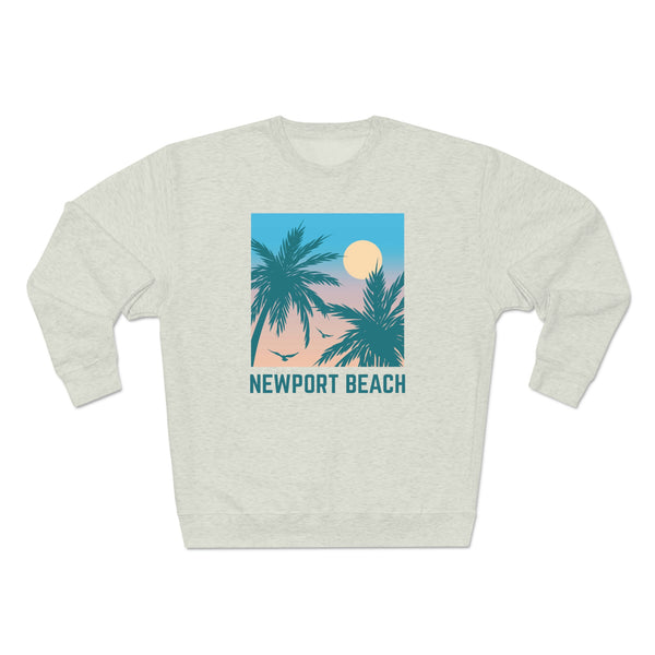 Premium Newport Beach, California Sweatshirt - Unisex Premium Crewneck Sweatshirt