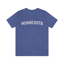 Minnesota T-Shirt - Paint Text Unisex Minnesota Shirt-13