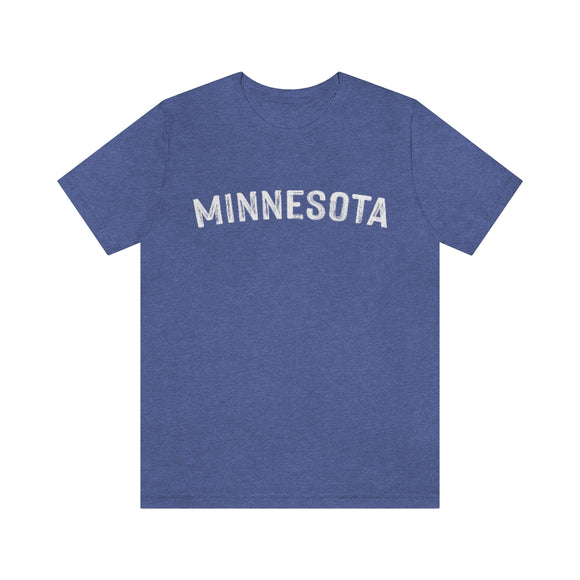 Minnesota T-Shirt - Paint Text Unisex Minnesota Shirt
