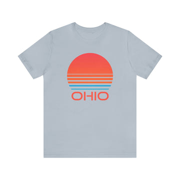 Buy light-blue Ohio T-Shirt - Retro 80s Unisex Ohio Shirt