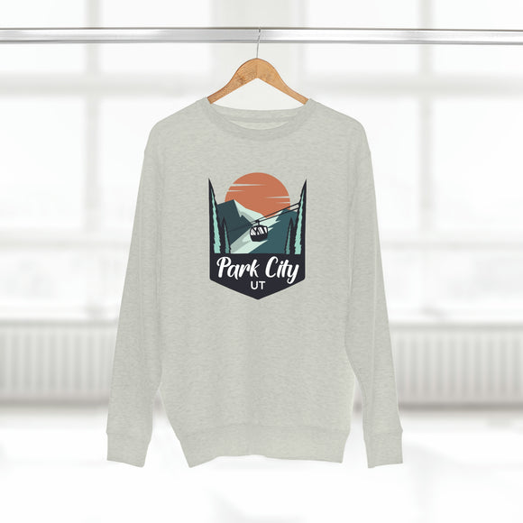 Premium Park City, Utah Crewneck Sweatshirt - Retro Unisex Sweatshirt