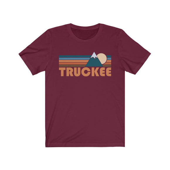 Truckee, California T-Shirt - Retro Mountain Adult Unisex Truckee T Shirt