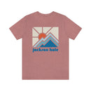 Jackson Hole Shirt, Wyoming Retro T-Shirt, Colorful Wyoming tee, Jackson Hole Mountain Shirt-7