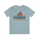 St Augustine, Florida T-Shirt - Retro Palm Tree Unisex St Augustine Shirt-37