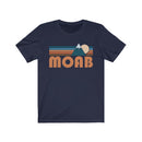 Moab, Utah T-Shirt - Retro Mountain Adult Unisex Moab T Shirt-6