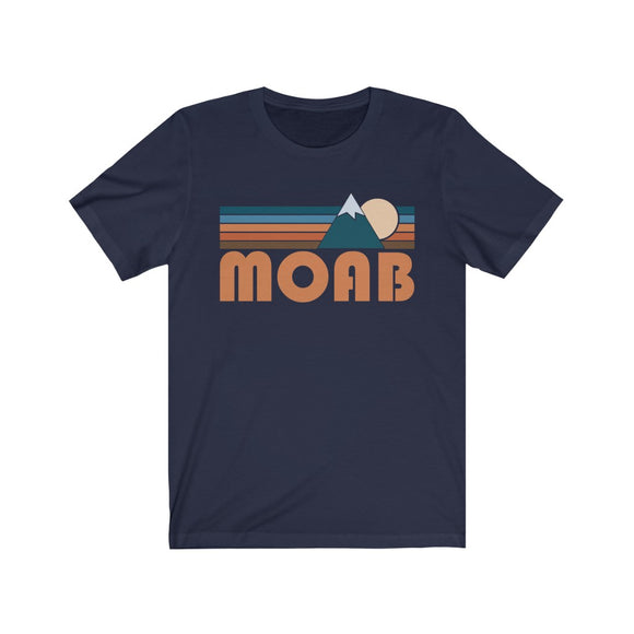 Moab, Utah T-Shirt - Retro Mountain Adult Unisex Moab T Shirt