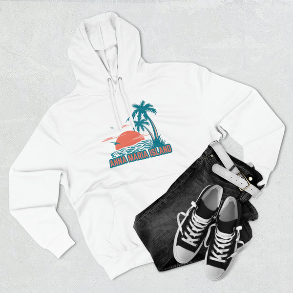 Premium Anna Maria Island, Florida Hoodie Hoodie - Palm Tree Unisex Sweatshirt