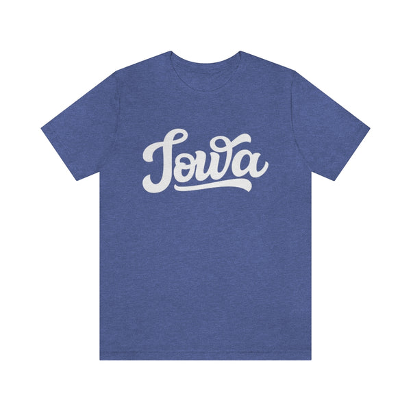 Iowa T-Shirt - Hand Lettered Unisex Iowa Shirt