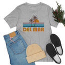 Del Mar, California T-Shirt - Retro Palm Tree Unisex Del Mar Shirt-43