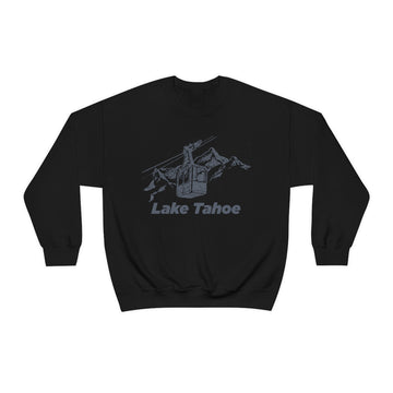 Buy black Lake Tahoe, California Sweatshirt - Ski Lift Unisex