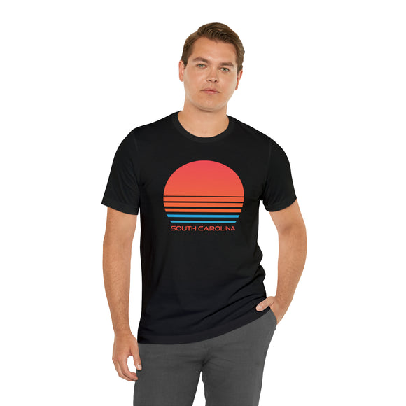 South Carolina T-Shirt - Retro 80s Unisex South Carolina Shirt