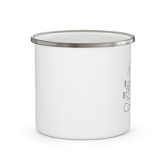 Colorado Camp Mug - Retro Enamel Camping Colorado Mug