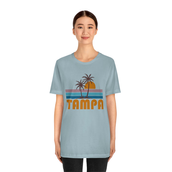 Tampa, Florida T-Shirt - Retro Palm Tree Unisex Tampa Shirt