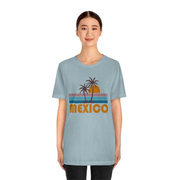 Mexico T-Shirt - Retro Palm Tree Unisex Mexico Shirt