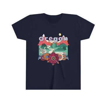 Oregon Youth T-Shirt - Boho Oregon Kid's TShirt
