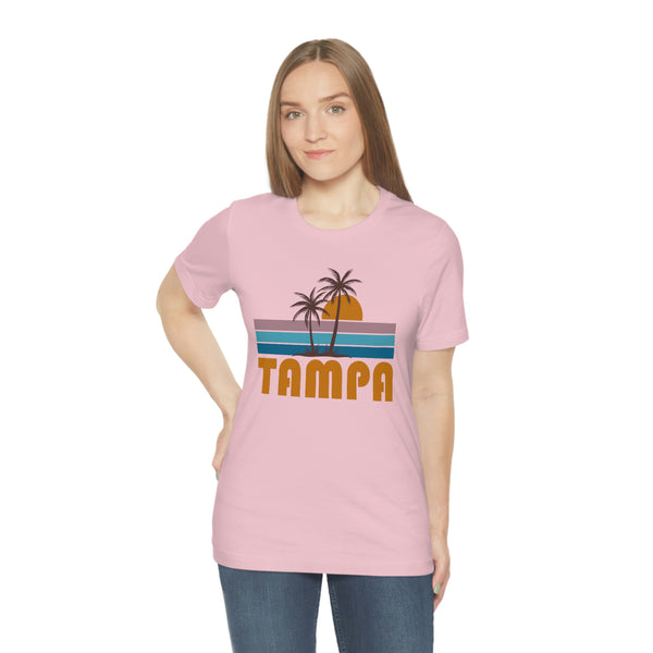 Tampa, Florida T-Shirt - Retro Palm Tree Unisex Tampa Shirt