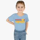 Portland Baby Bodysuit - Retro Sun Portland, Oregon Baby Bodysuit-3