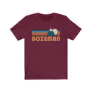 Bozeman, Montana T-Shirt - Retro Mountain Adult Unisex Bozeman T Shirt-1