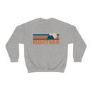 Montana Sweatshirt - Retro Mountain Unisex-17