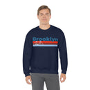 Brooklyn, New York Sweatshirt Retro Bike - Unisex Adult Crewneck Brooklyn Sweatshirt-28