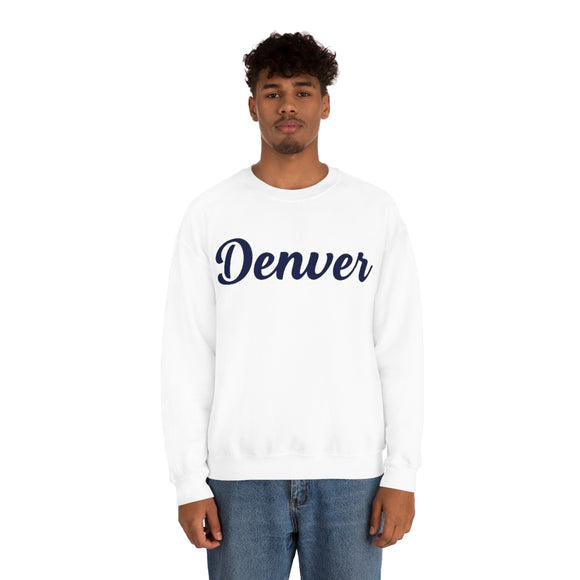 Denver, Colorado Sweatshirt - Script Unisex