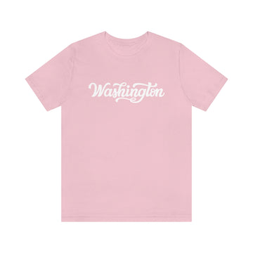 Buy pink Washington T-Shirt - Hand Lettered Unisex Washington Shirt