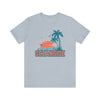 Oceanside, California T-Shirt - Retro Palm Tree & Beach Unisex Oceanside Shirt