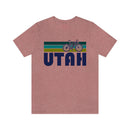 Utah T-Shirt - Retro Mountain Bike Adult Unisex Utah T Shirt-19