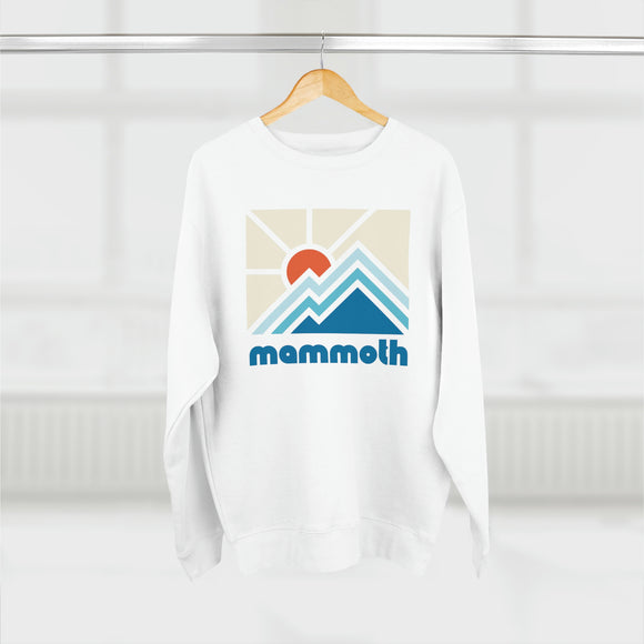 Premium Mammoth, California Crewneck Sweatshirt - Retro Unisex Sweatshirt