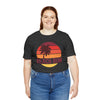 Beach Bum T-Shirt - Retro Palm Tree Unisex Beach Bum Shirt