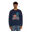 Jupiter, Florida Sweatshirt - Unisex Retro Palm Tree Crewneck Jupiter Sweatshirt