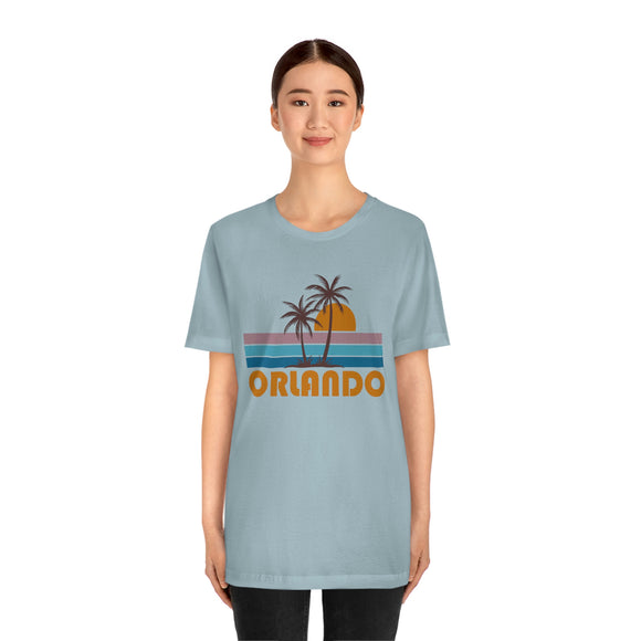 Orlando, Florida T-Shirt - Retro Palm Tree Unisex Orlando Shirt