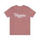 Virginia T-Shirt - Hand Lettered Unisex Virginia Shirt-4
