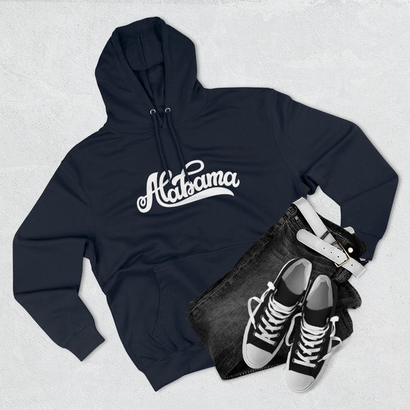 Premium Alabama Hoodie - Script Unisex Sweatshirt