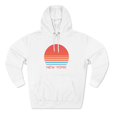 Premium New York Hoodie - Retro 80s Unisex Sweatshirt