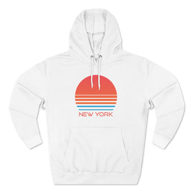 Premium New York Hoodie - Retro 80s Unisex Sweatshirt